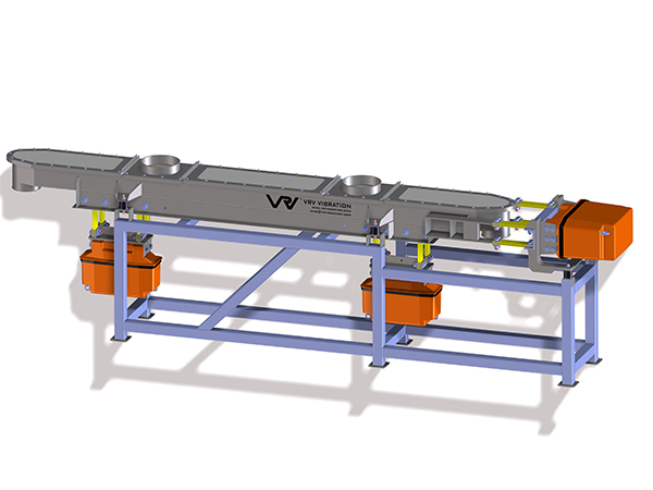 Two-way vibrating feeder