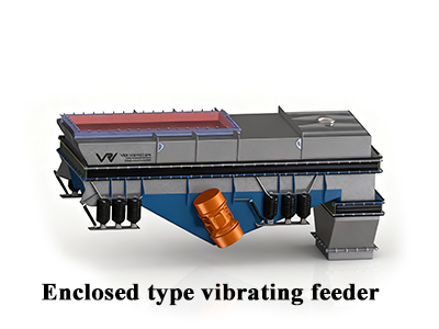 Enclosed vibrating feeder Enclosed vibrating feeder