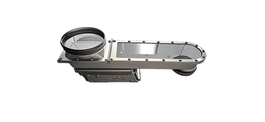 Stainless steel compact vibrating feeder with adjustable vibration speed