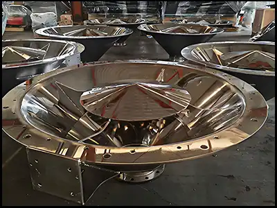 Sanitary stainless steel bin activator - FDA/GMP compliant for food & pharmaceutical silo material handling