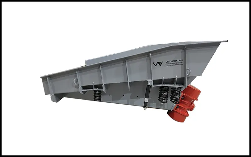 heavy-duty mild steel electromagnetic vibrating feeder for mining and construction applications