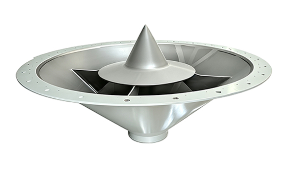 Bin activator for powder silo anti‑bridging discharge