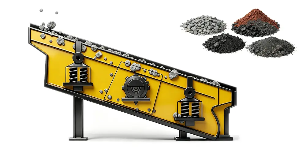 Circular motion vibrating screen
