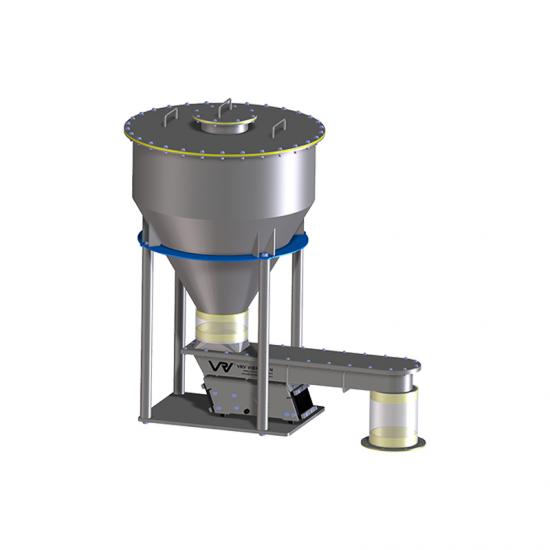 Small vibrating feeder