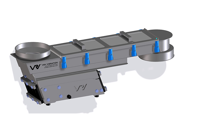 Small Pedestal Electromagnetic Vibrating Feeder - Customized for Handling Fine Materials