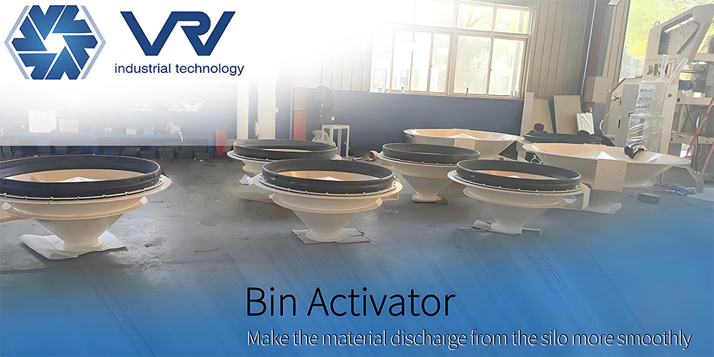  Silo bin activator for discharging materials