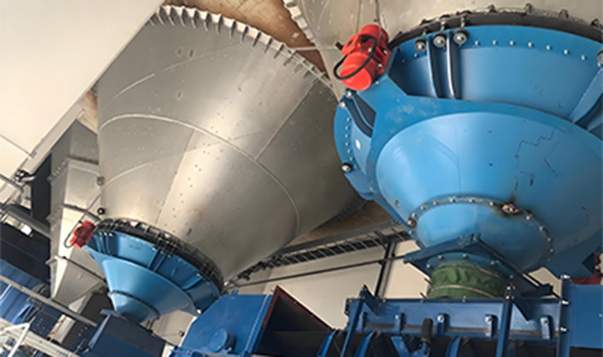 Bin activator solves the problem of difficult material discharge from the silo