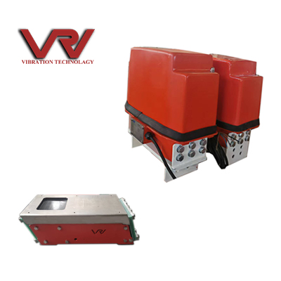 Electromagnetic vibrator for vibrating feeder
