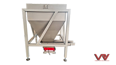 Small electromagnetic vibrating feeder driven be magnetic vibrator in powder granular and block materials handling