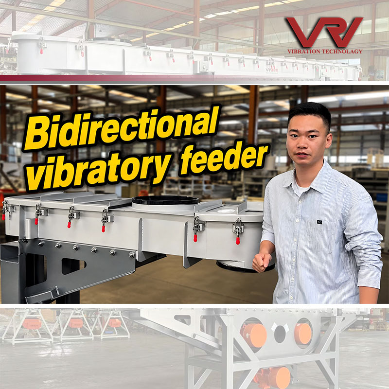 Two-Way Vibrating Feeder | Dual Direction Reversible Feeder for Bulk Materials