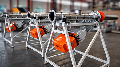 Electromagnetic Vibrating Tube Conveyor: Precision & Hygienic Bulk Material Handling