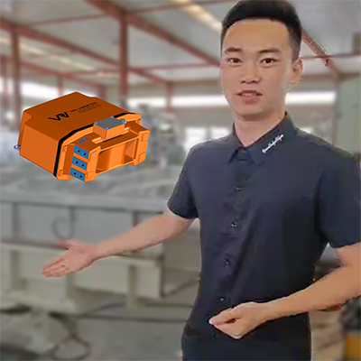 Electromagnetic vibrating feeder debugging